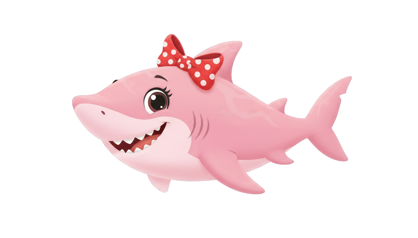 sister shark png PNG transparent background