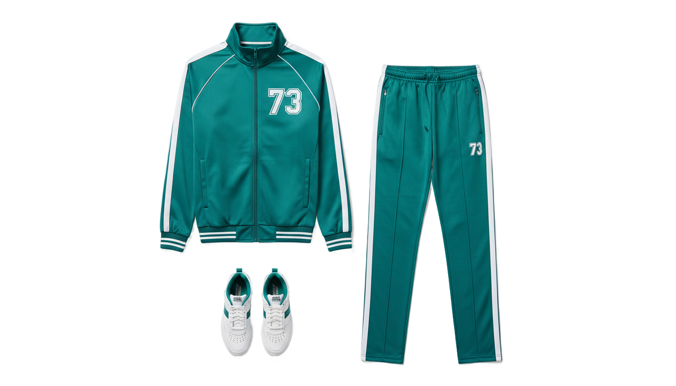 squid game tracksuit png PNG transparent background