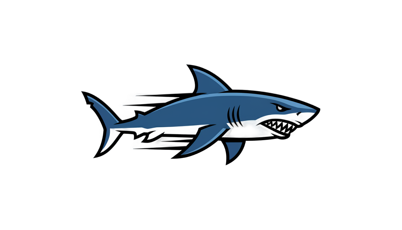 shark logo png PNG transparent background