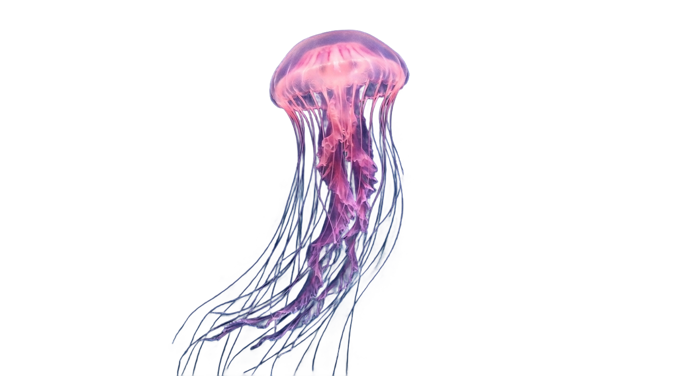 jellyfish vector png PNG transparent background