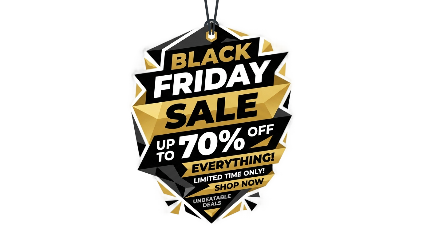 black friday vector png PNG transparent background