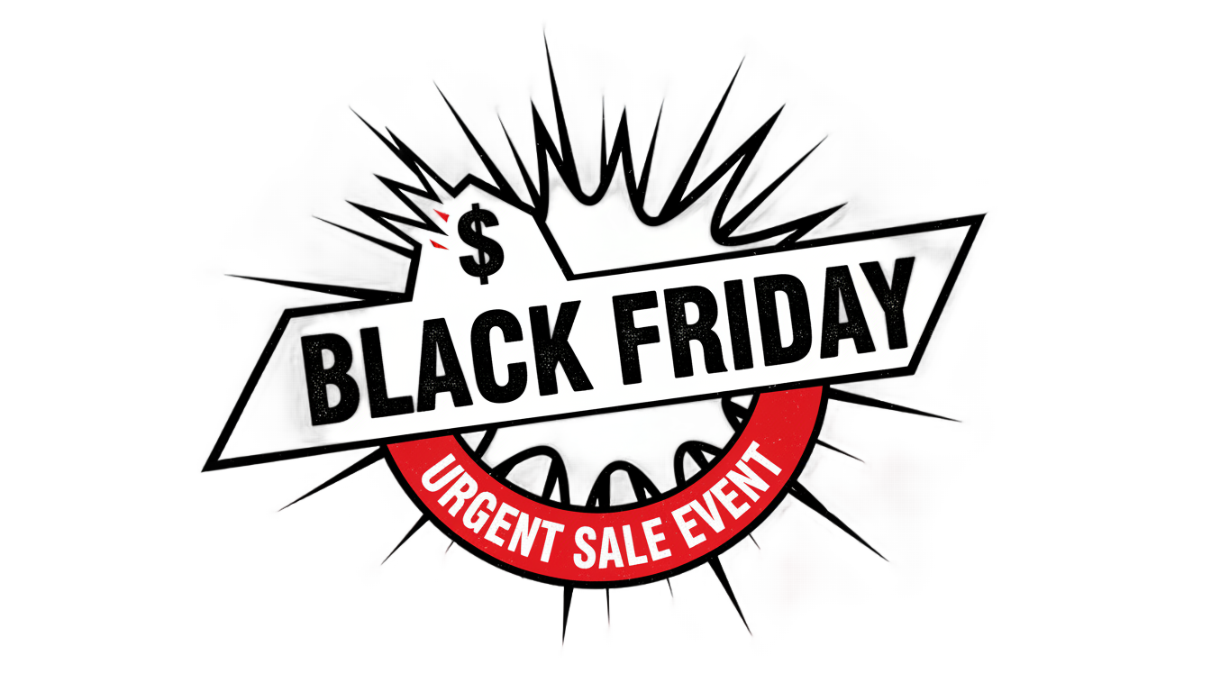 logo black friday png PNG transparent background