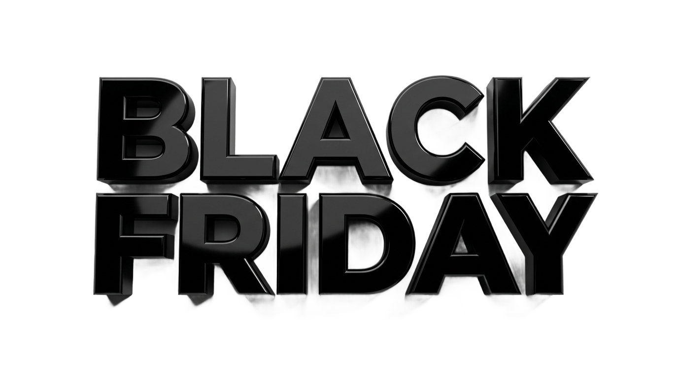 black friday text png PNG transparent background