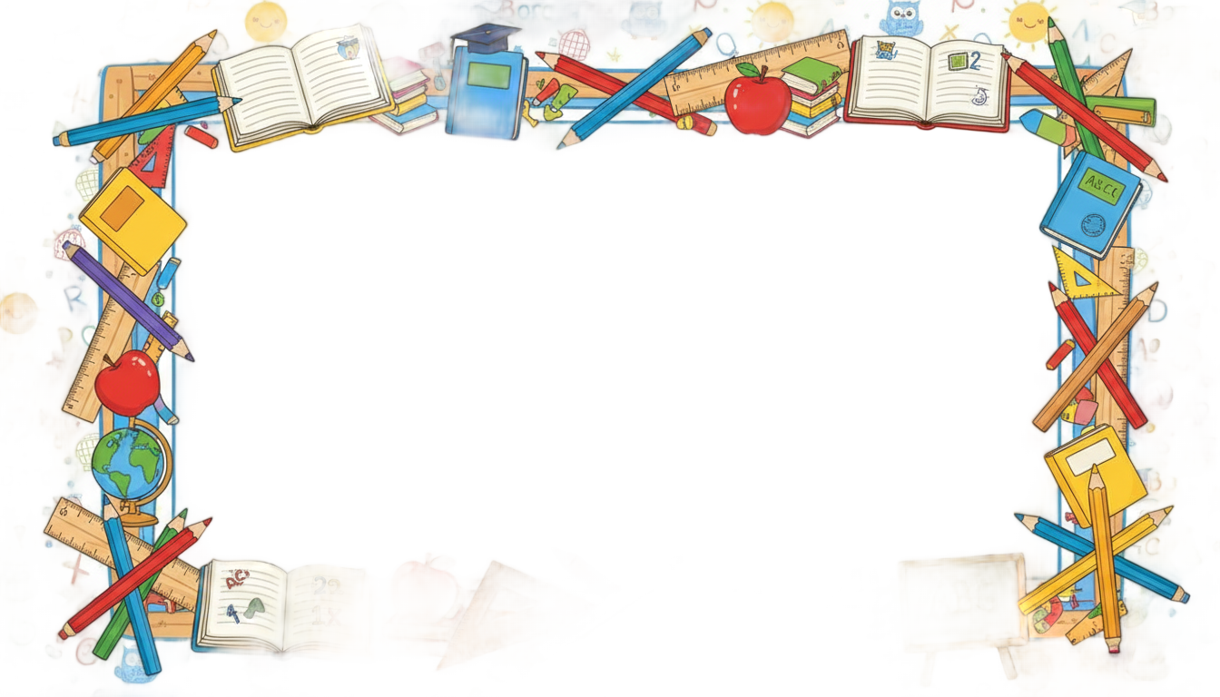back to school frame png PNG transparent background
