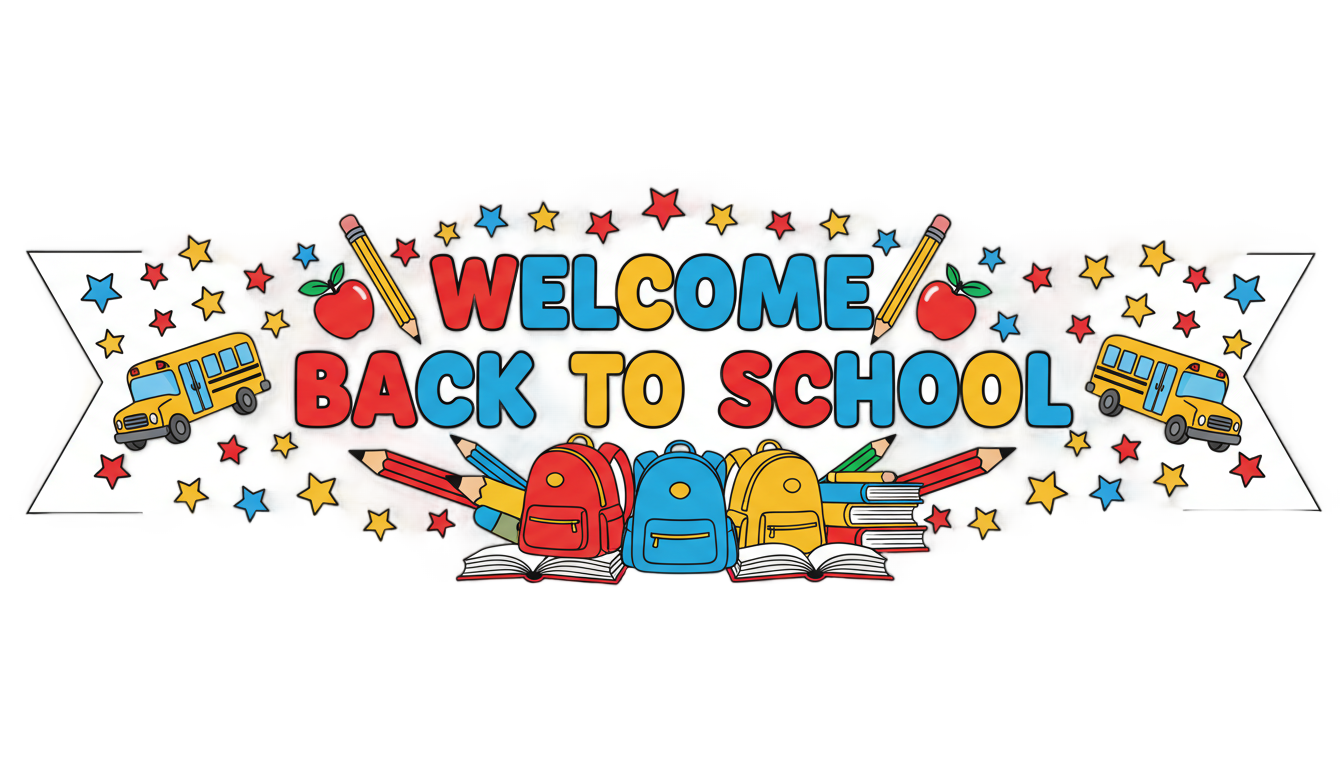 Welcome Back To School Png PNG #9c