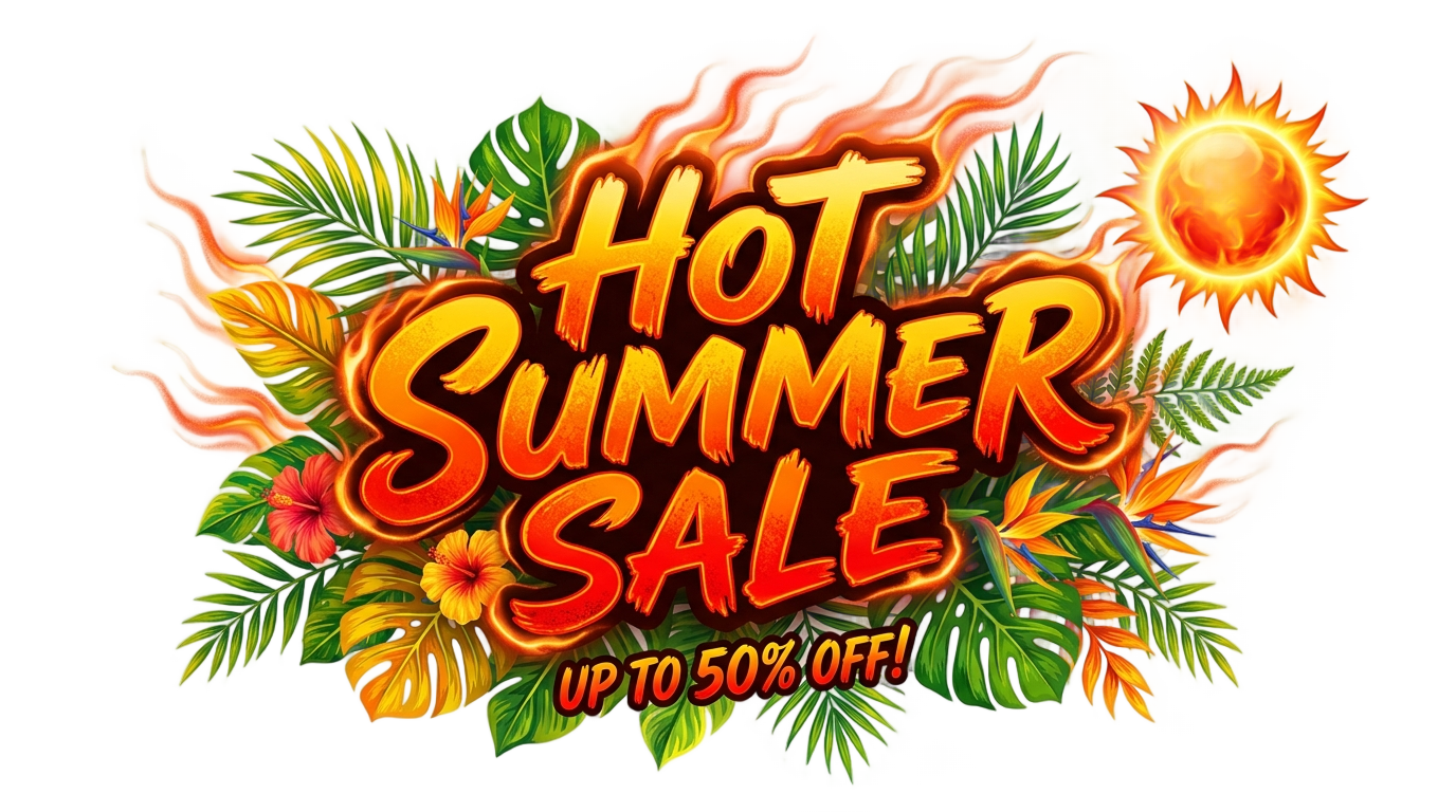 hot summer sale png PNG transparent background