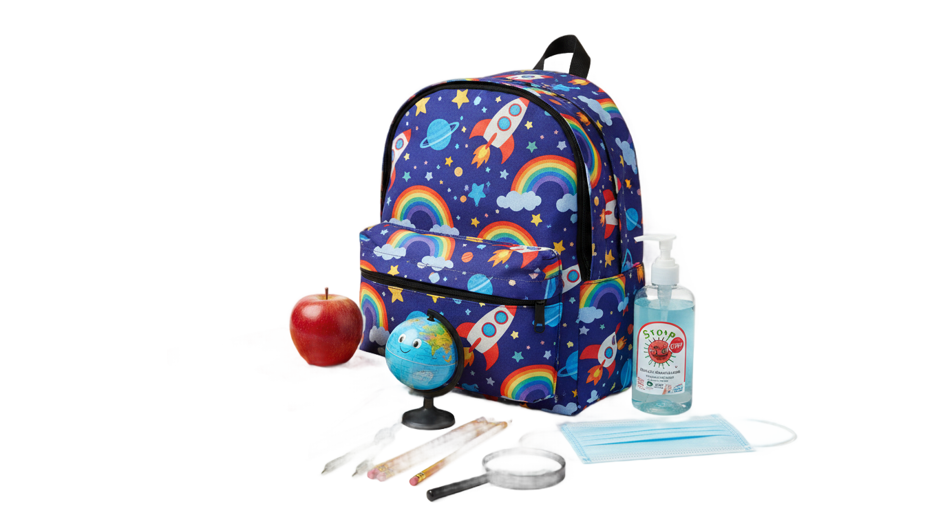 back to school covid png PNG transparent background