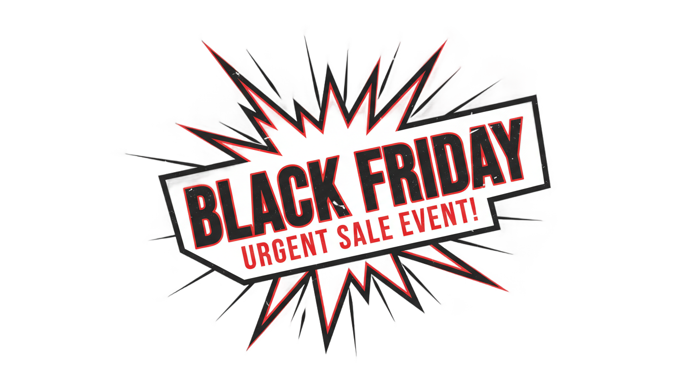 logo black friday png PNG transparent background