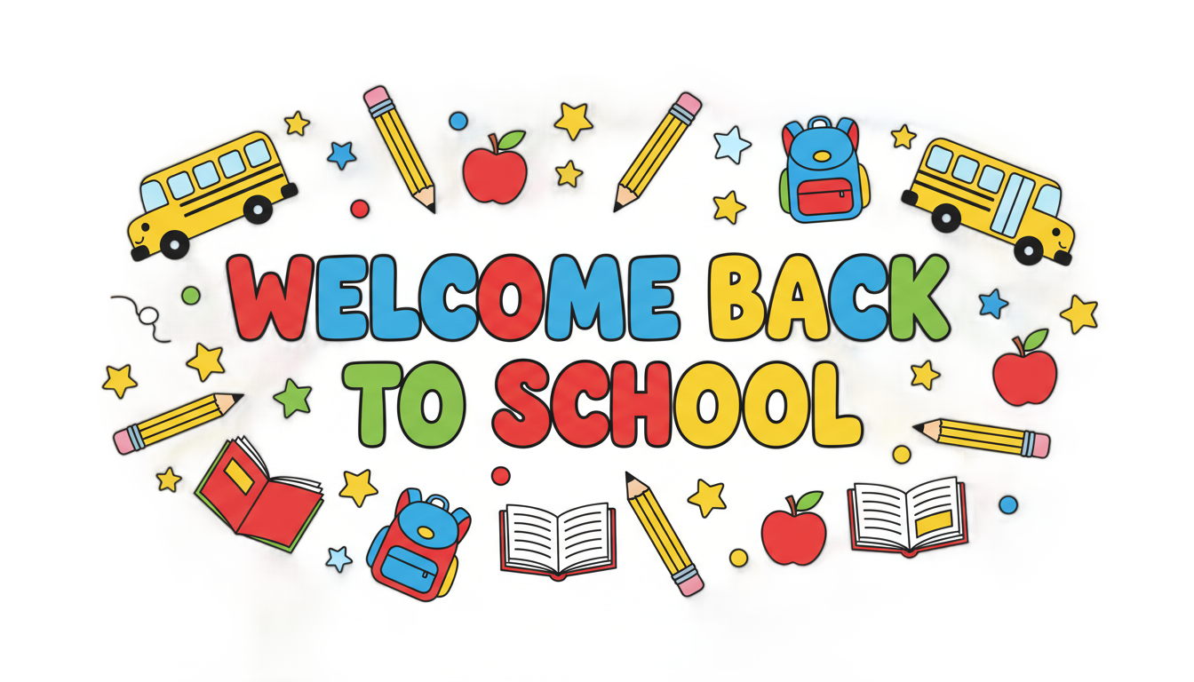 Welcome Back To School Png PNG #9d