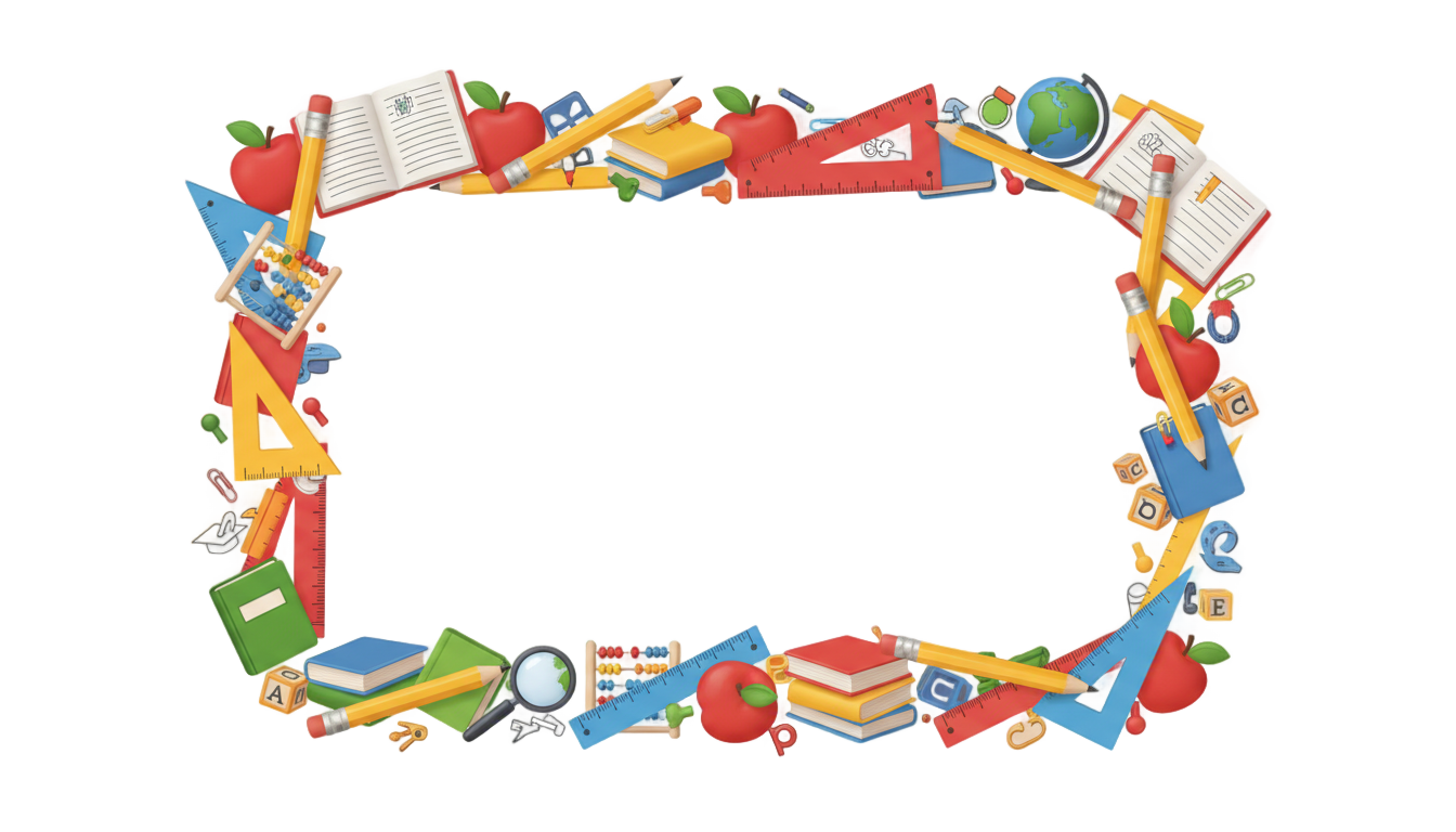 back to school frame png PNG transparent background