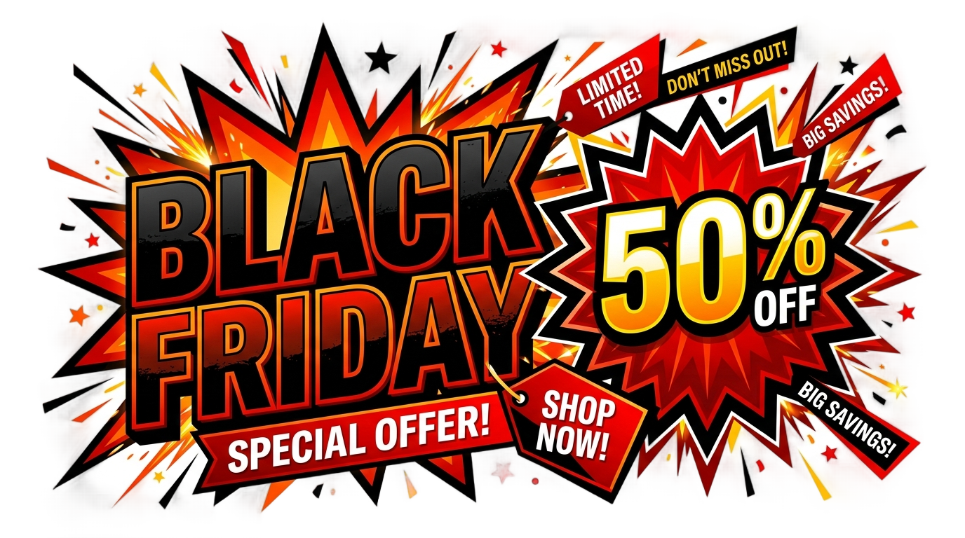 black friday 50 png PNG transparent background