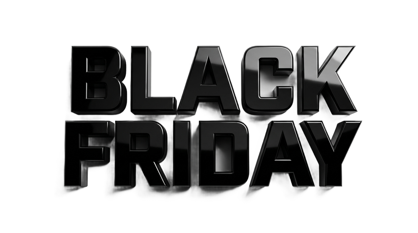 black friday text png PNG transparent background