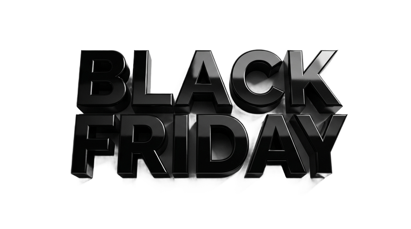 black friday text png PNG transparent background
