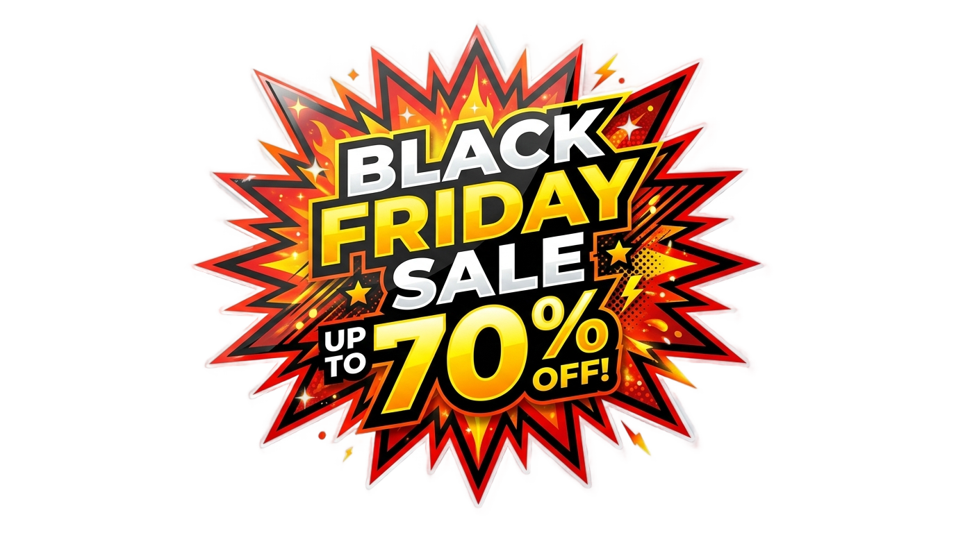 black friday sticker png PNG transparent background