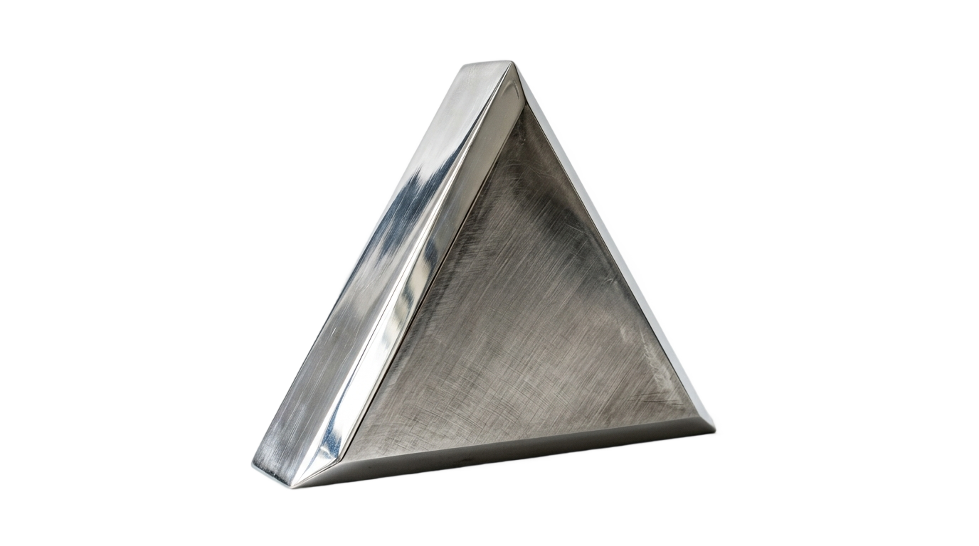 metal triangle png PNG transparent background