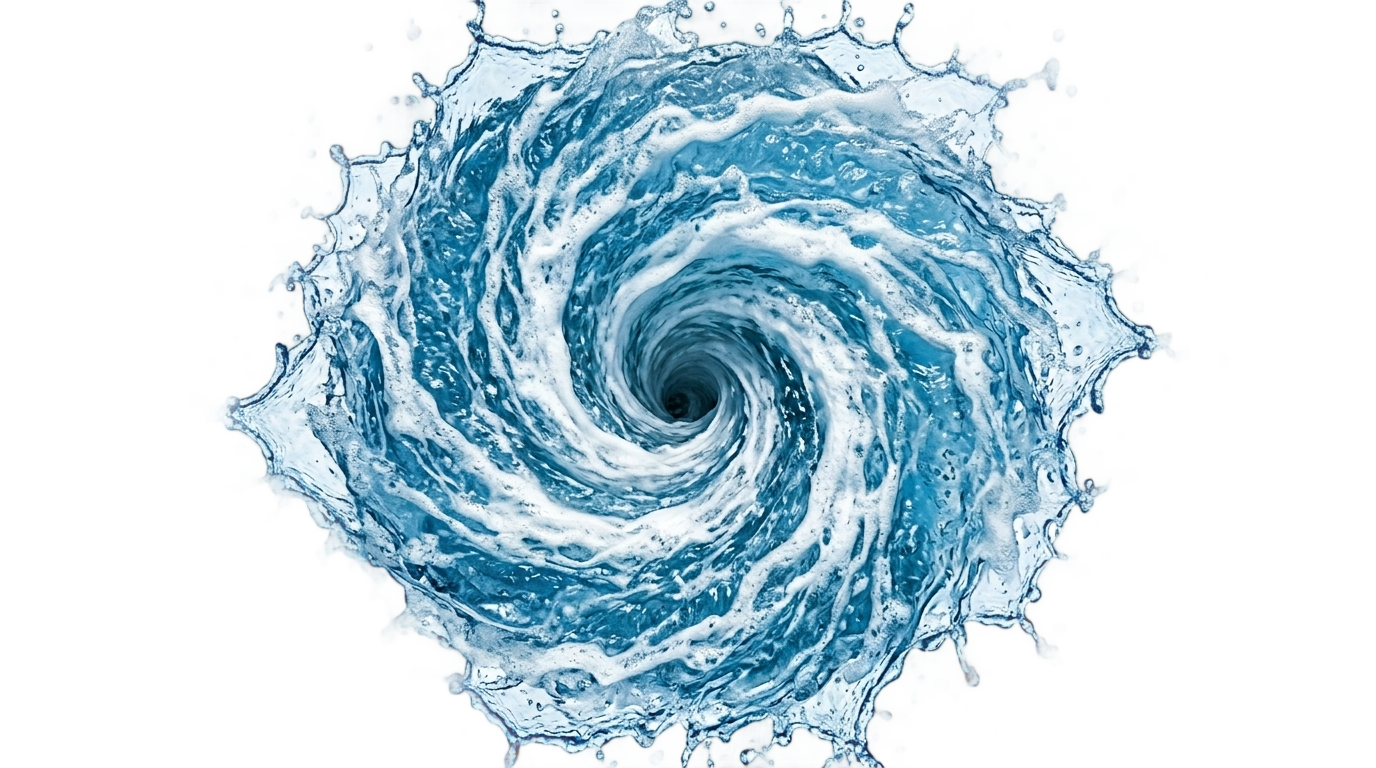 water spiral png PNG transparent background