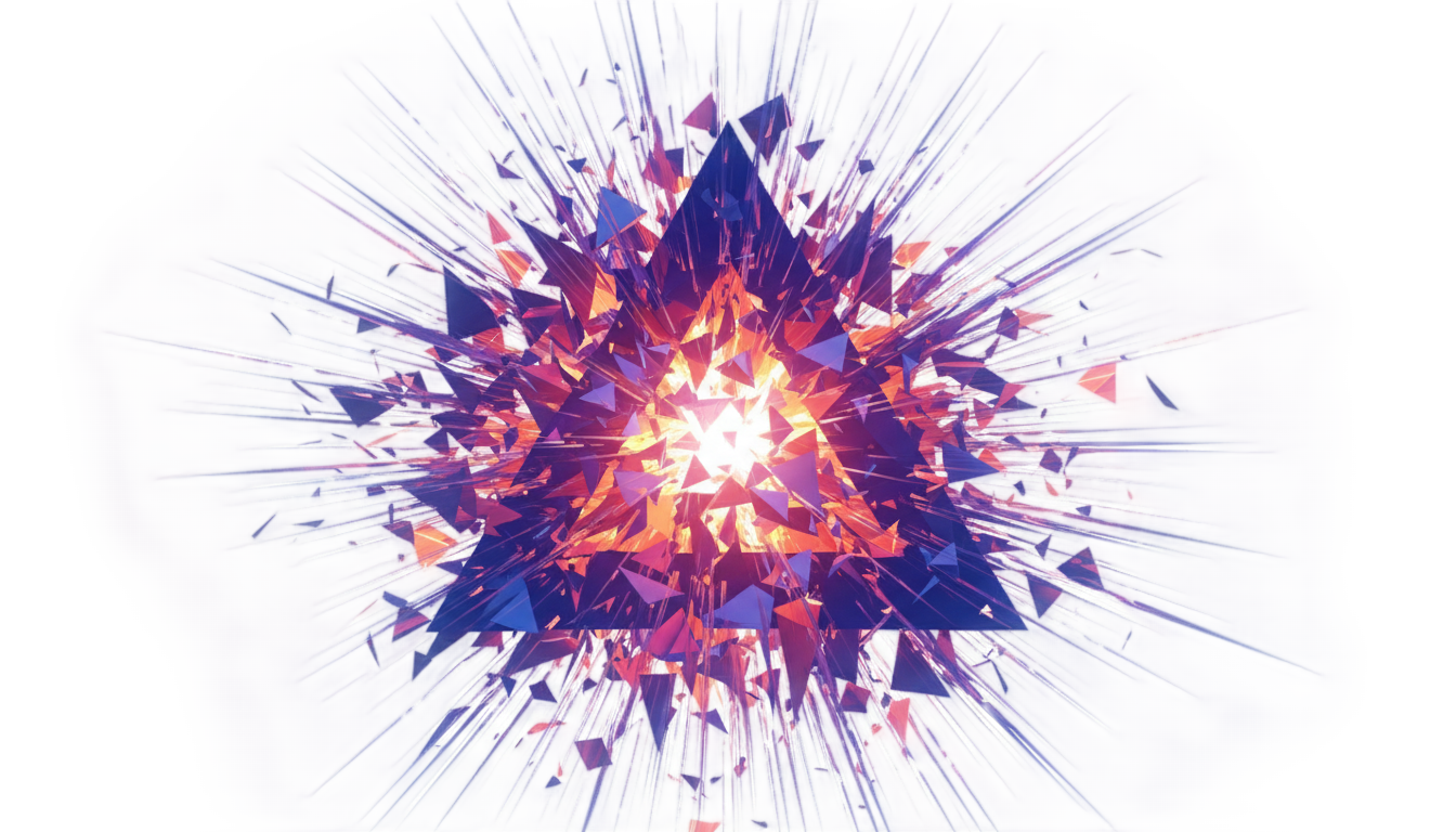 triangle pop out effect png PNG transparent background