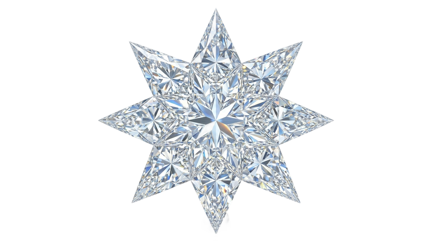 diamond star shape png PNG transparent background