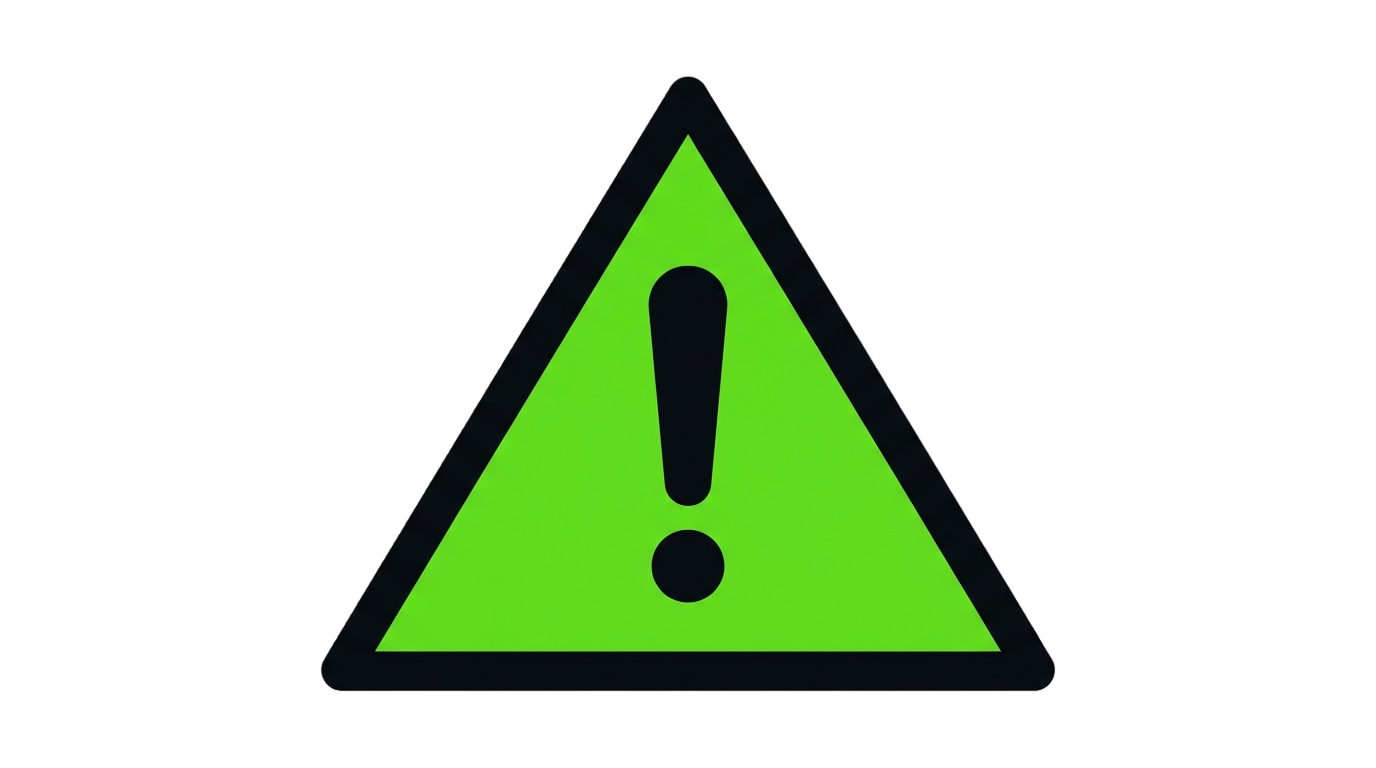 green triangle for safety png PNG transparent background