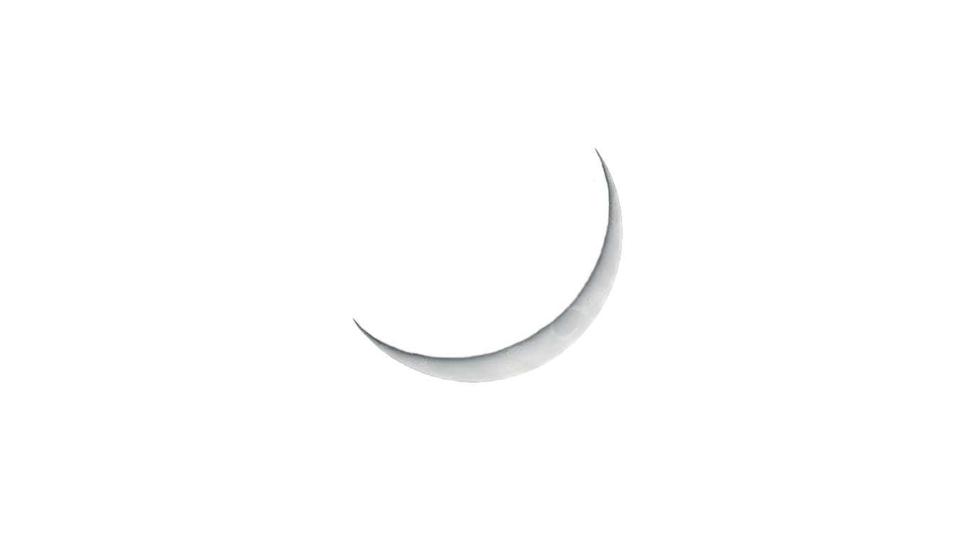 thin crescent moon png PNG transparent background