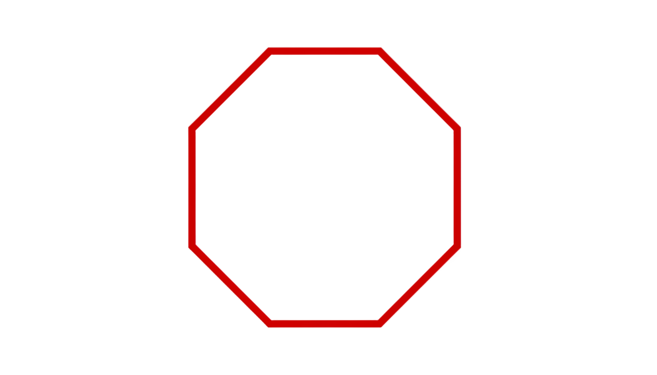 octagon shape png PNG transparent background