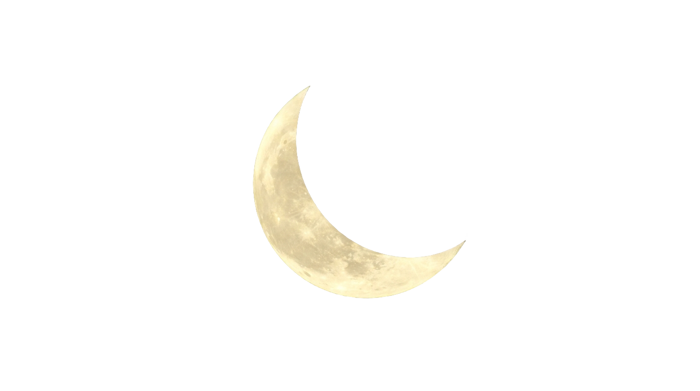 crescent moon symbol png PNG transparent background