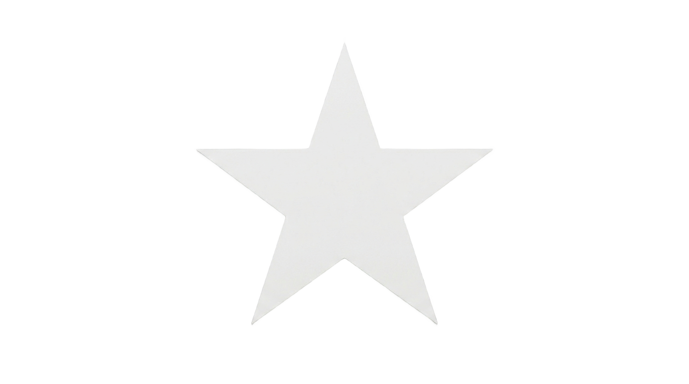 white star shape png PNG transparent background