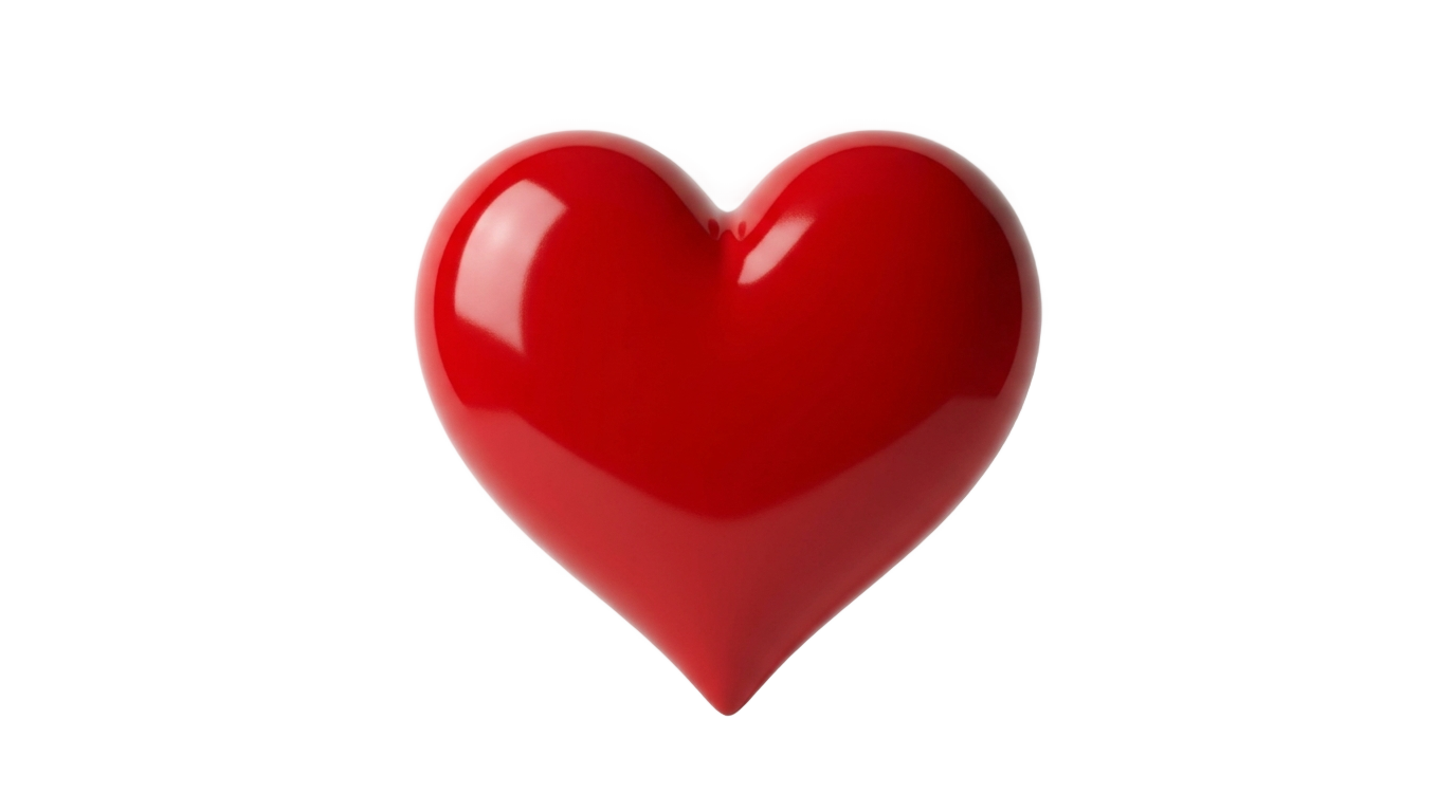 red heart shape png PNG transparent background
