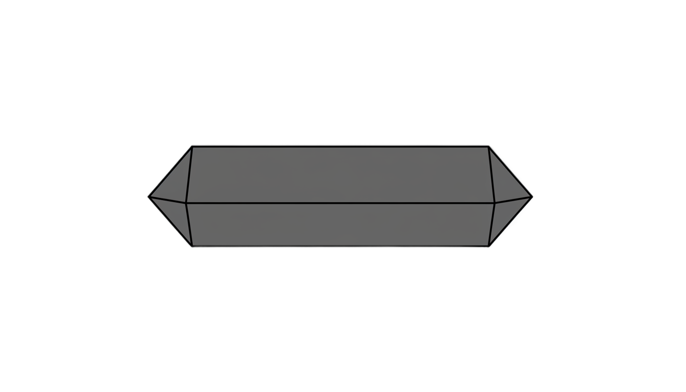 long hexagon png PNG transparent background