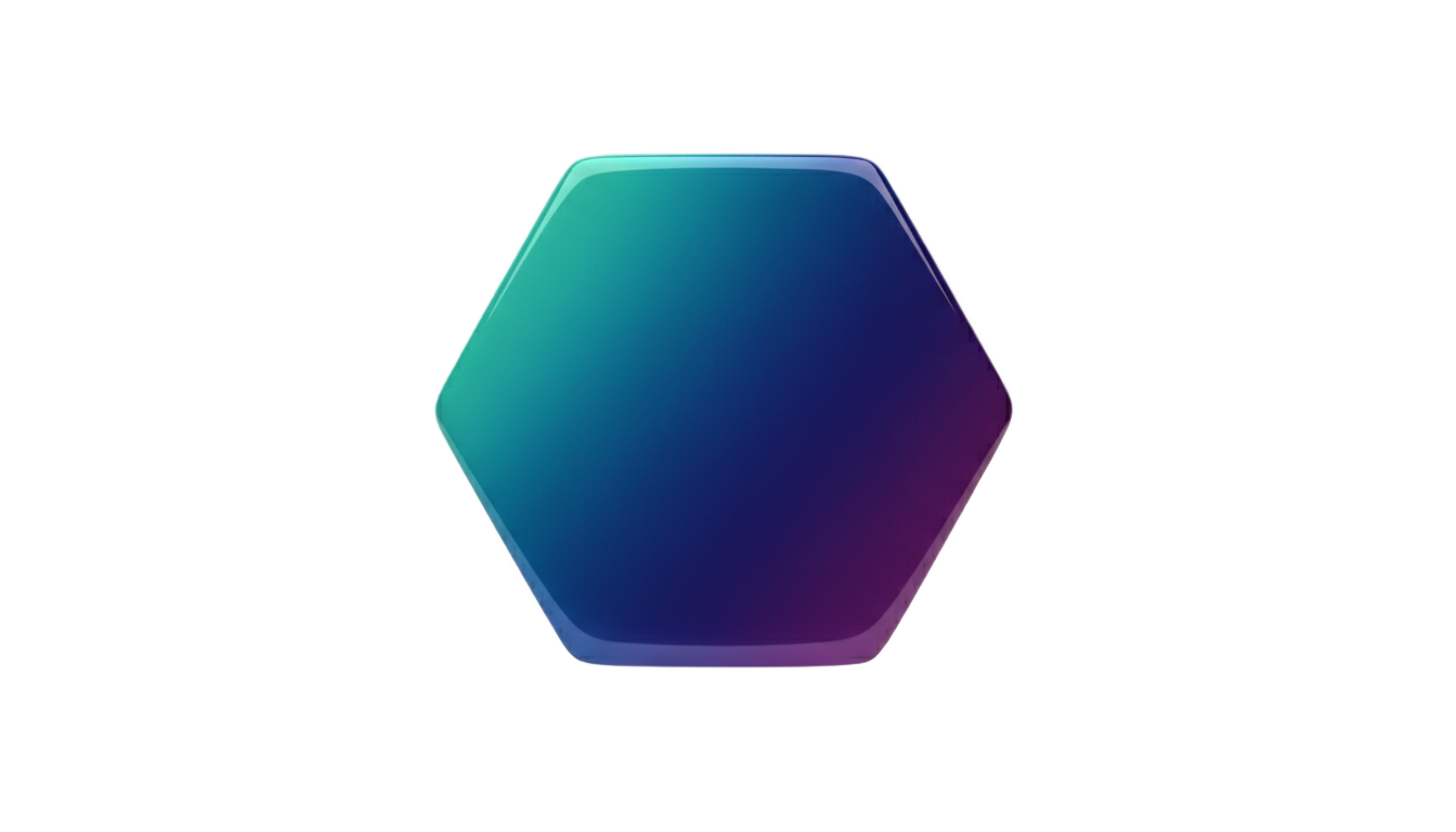 curved hexagon png PNG transparent background