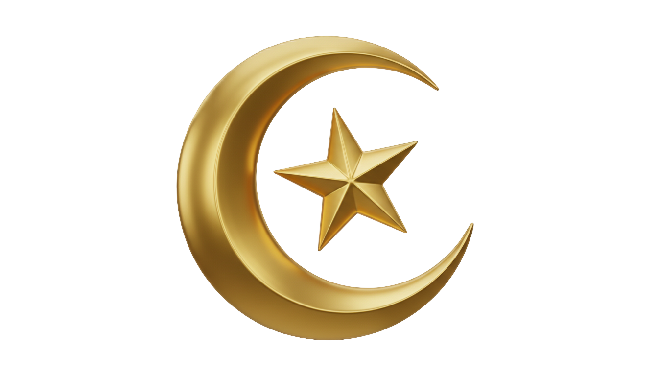 crescent and star png PNG transparent background