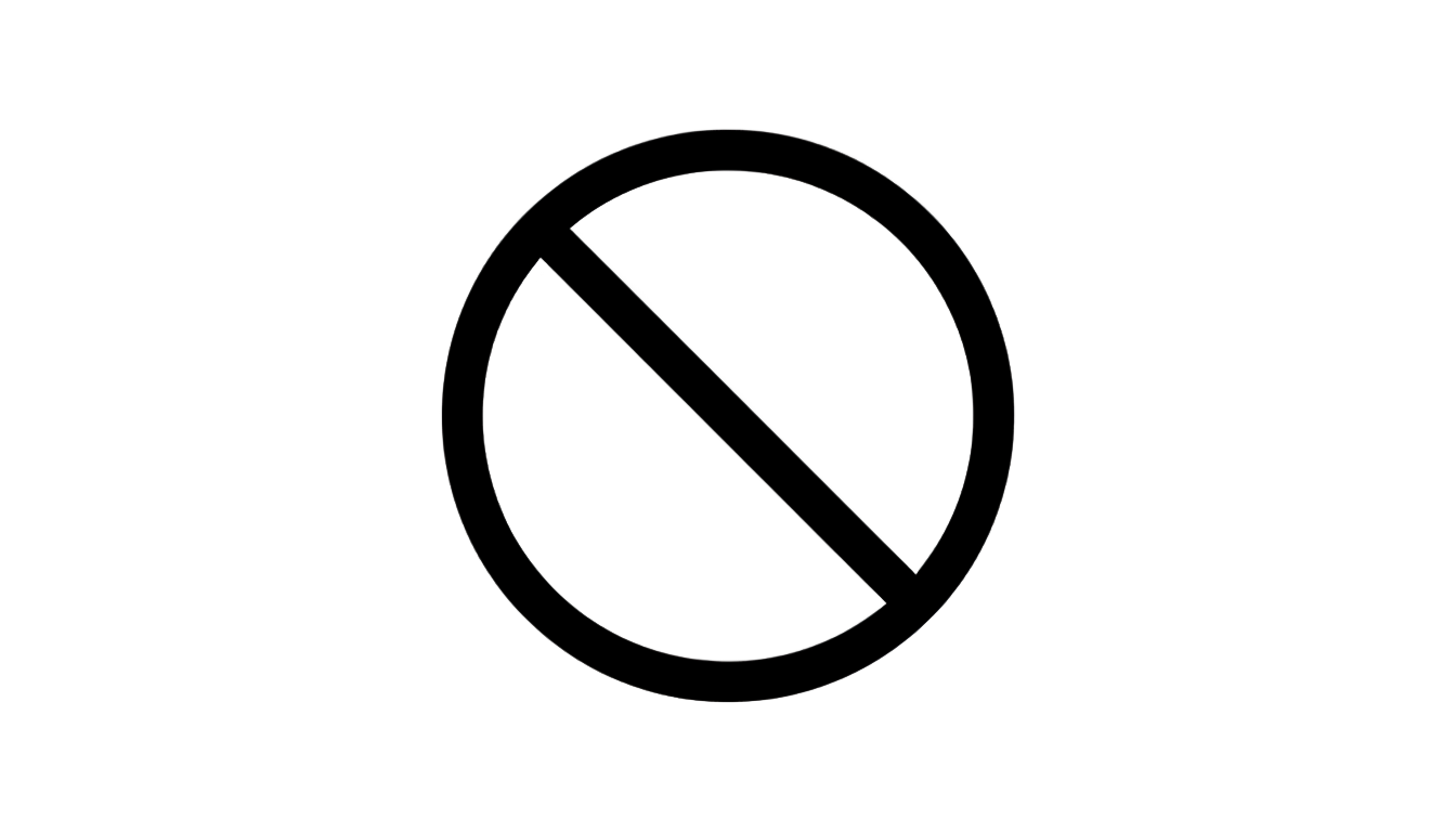 crossed out circle png PNG transparent background
