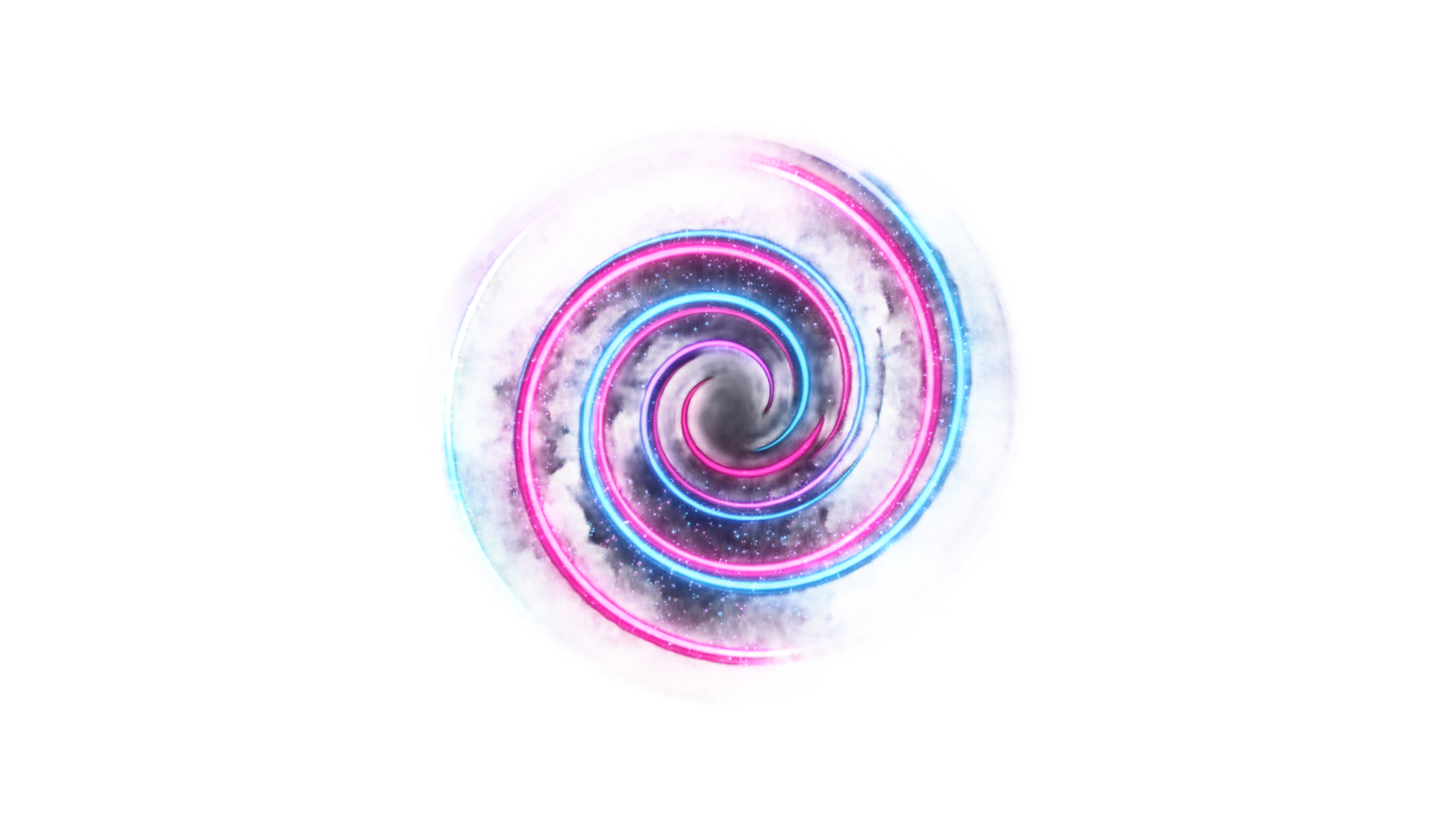 neon spiral effect png download PNG transparent background