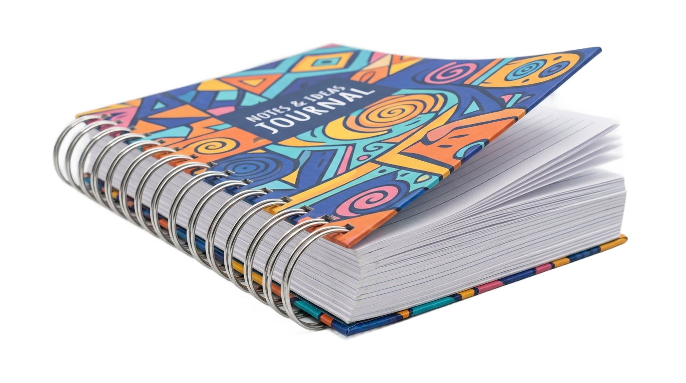 book spiral png PNG transparent background