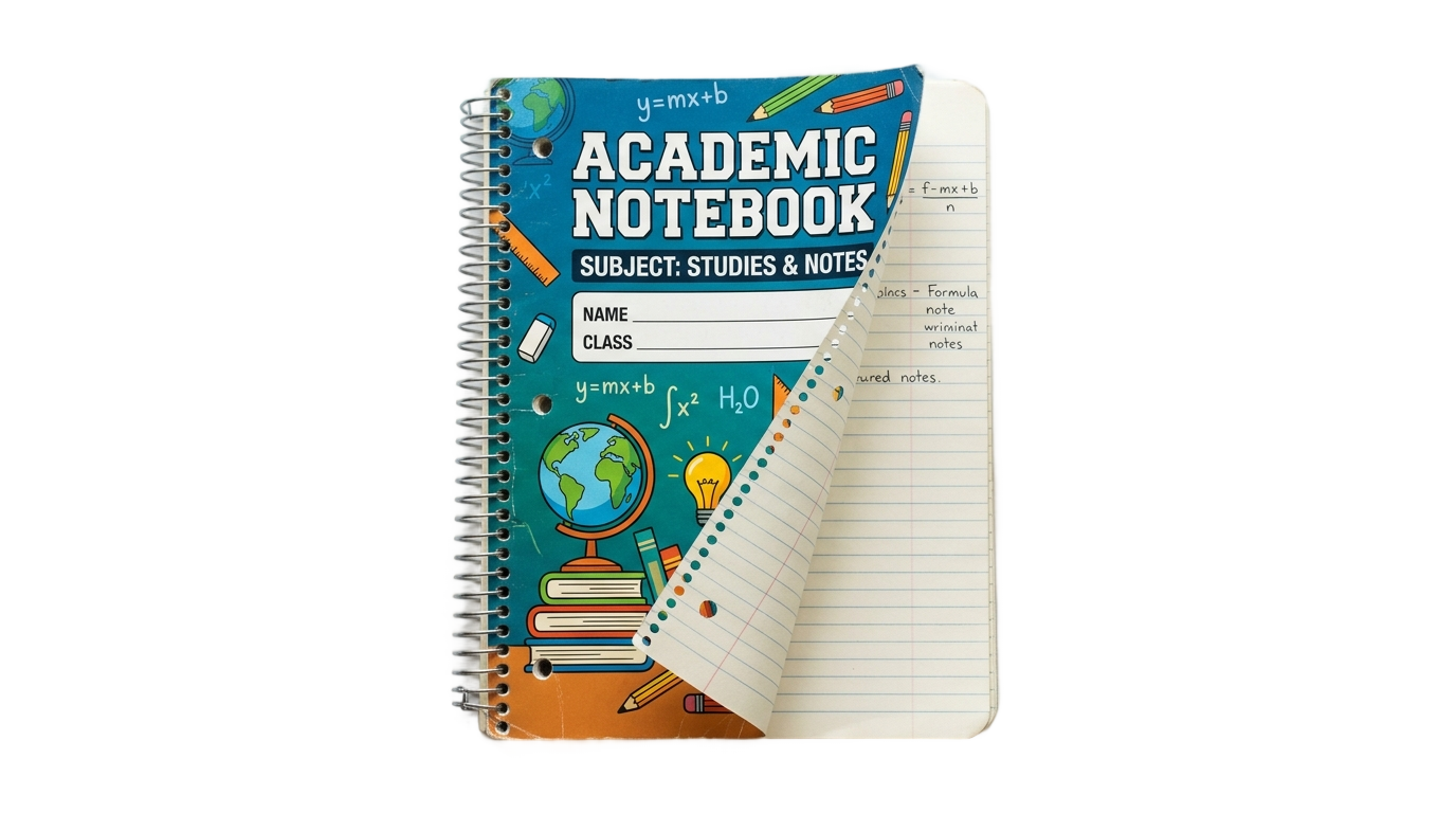 spiral notebook cover png PNG transparent background