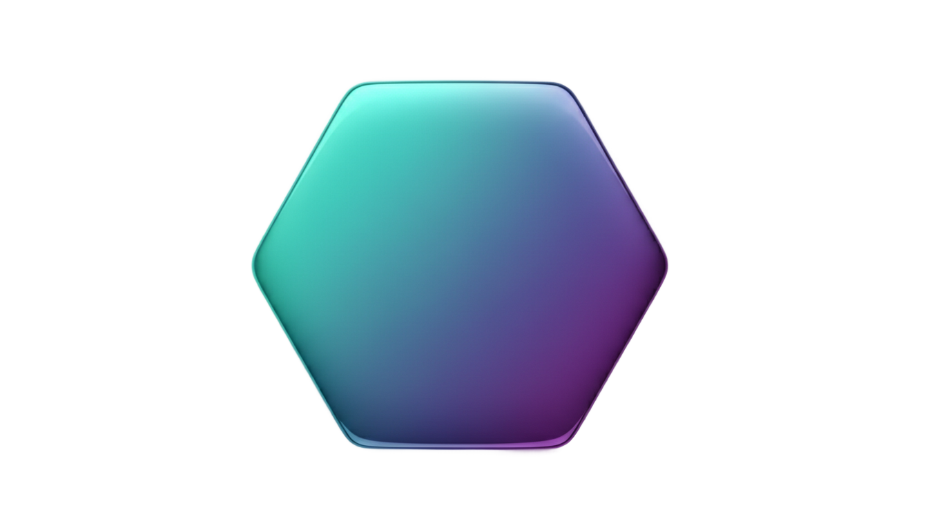 curved hexagon png PNG transparent background