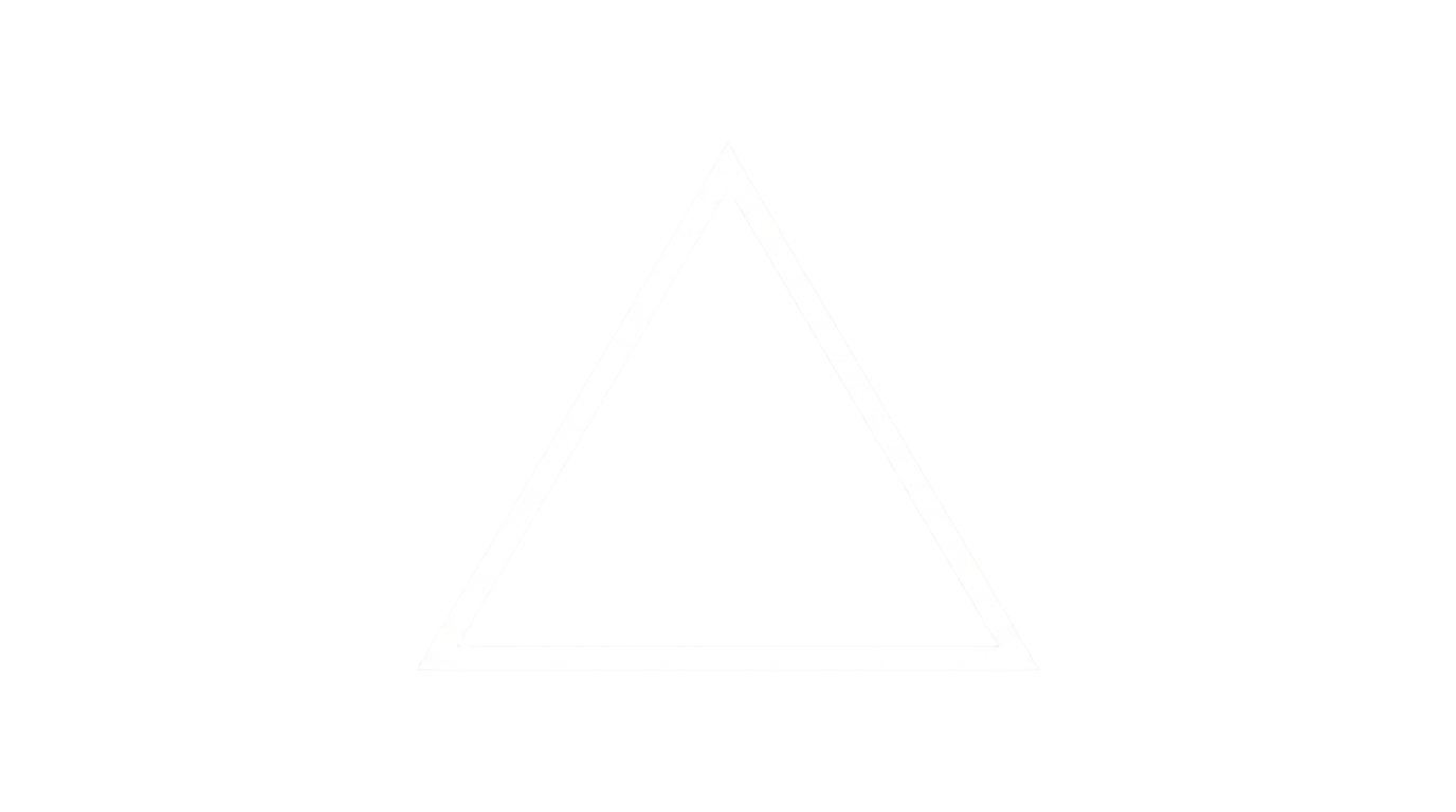 white triangle outline png PNG transparent background