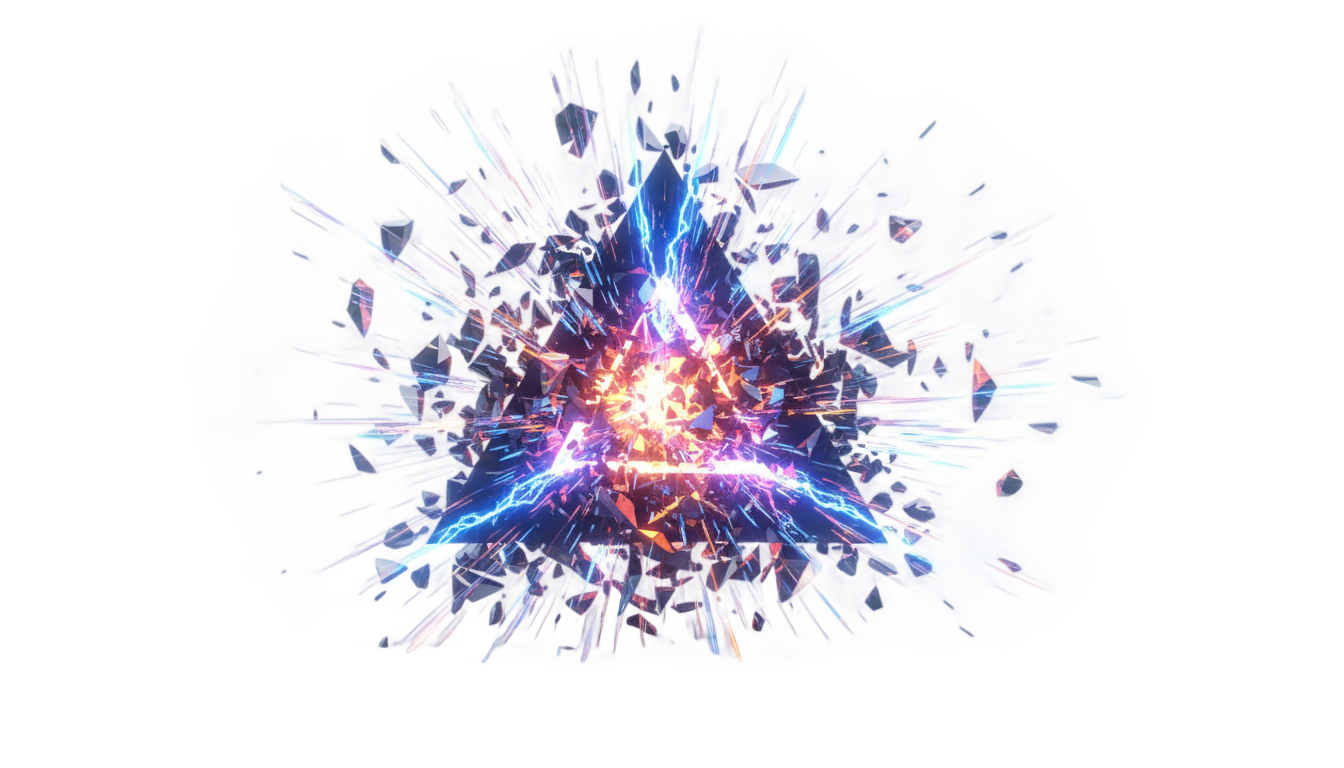 triangle pop out effect png PNG transparent background