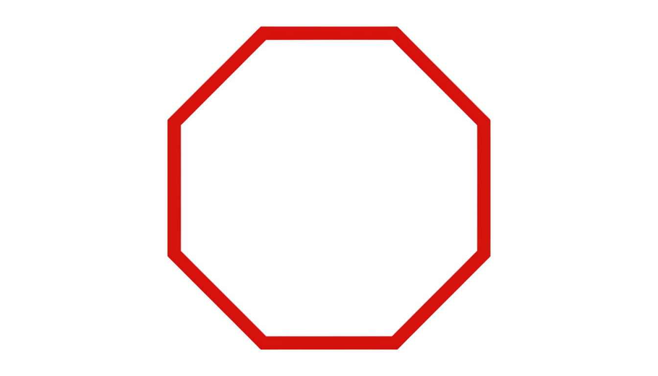 octagon shape png PNG transparent background