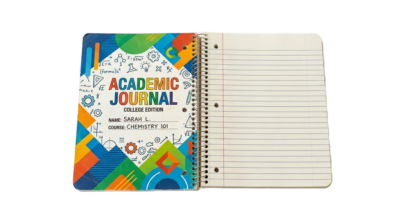 spiral notebook cover png PNG transparent background