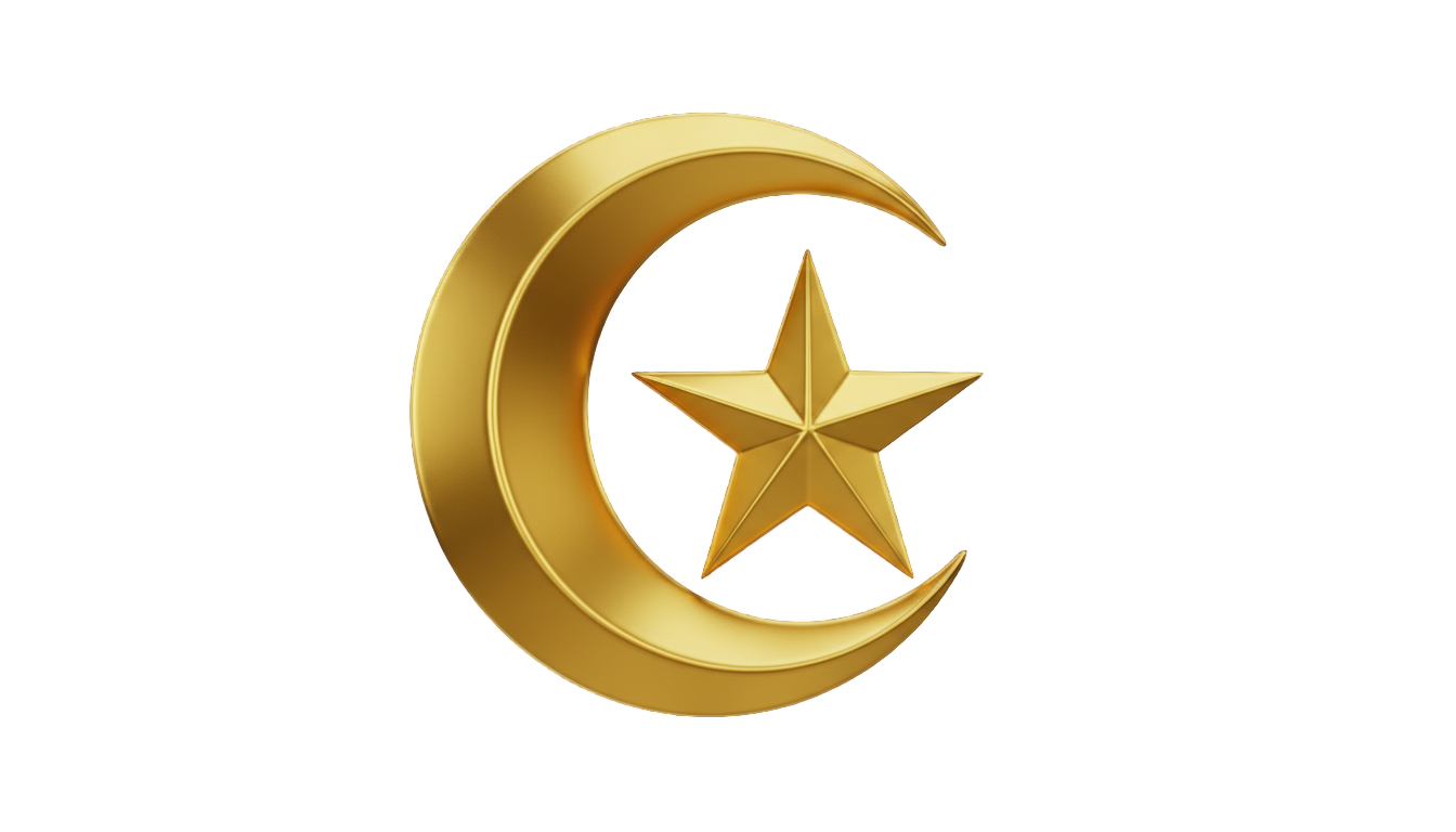 crescent and star png PNG transparent background