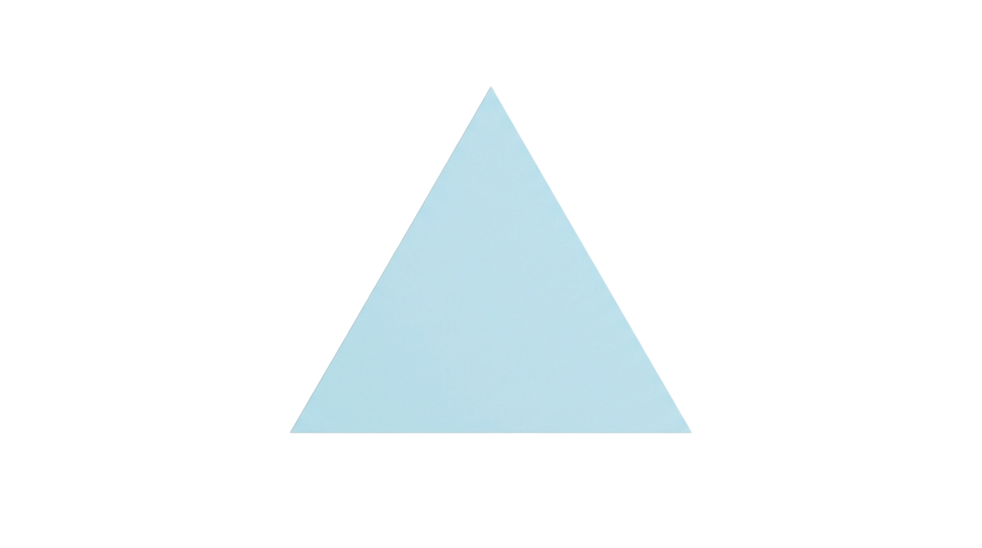 light blue triangle png PNG transparent background