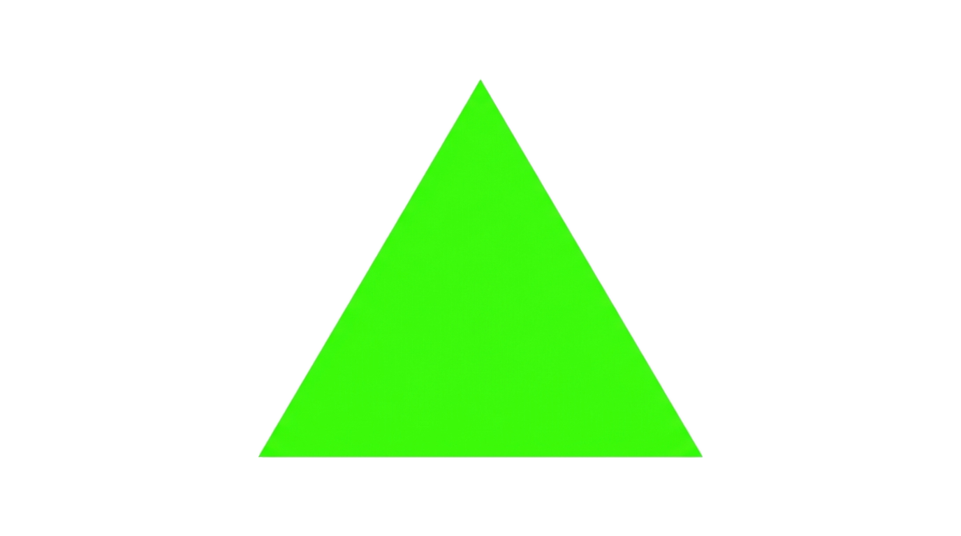 green triangle for safety logo png PNG transparent background