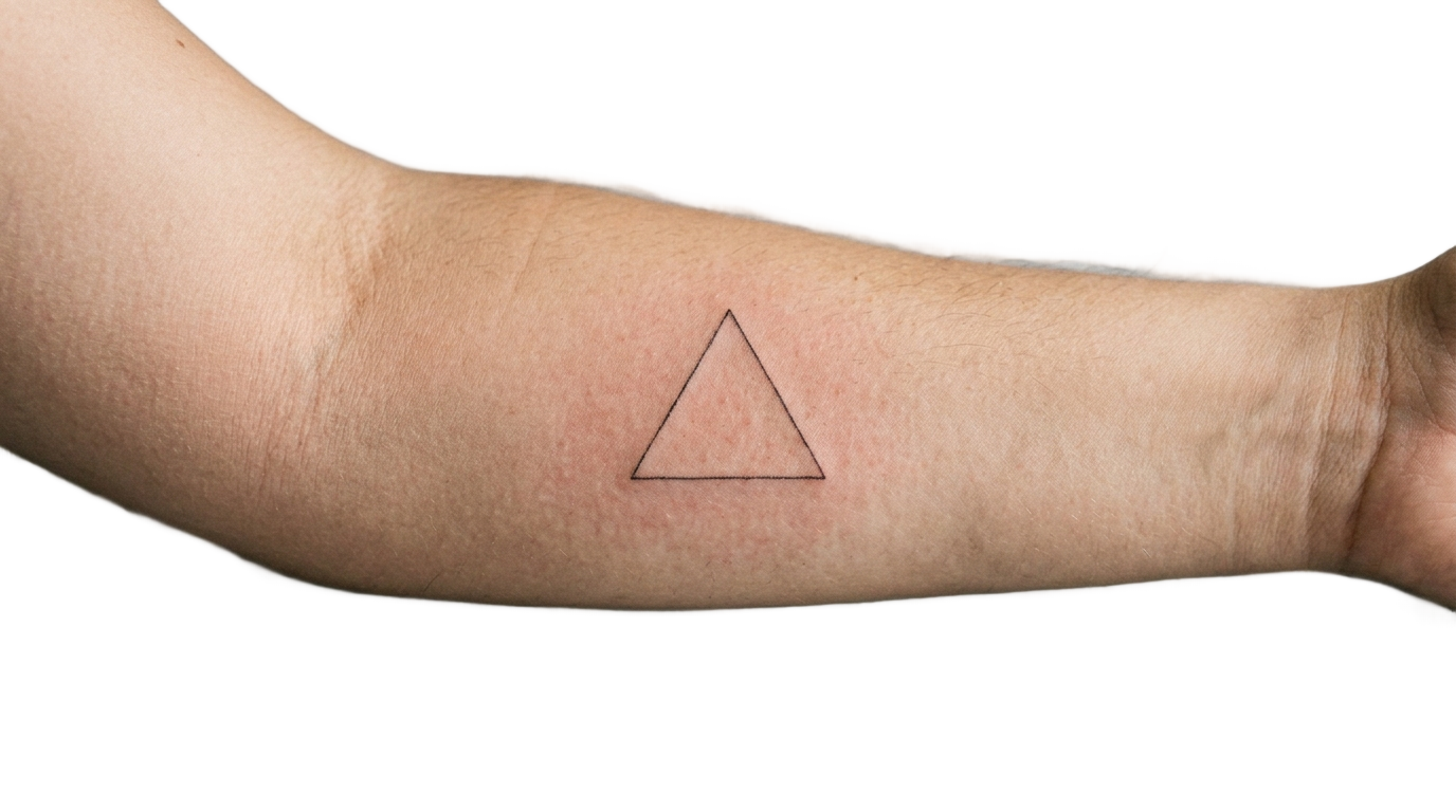 triangle tattoo png PNG transparent background