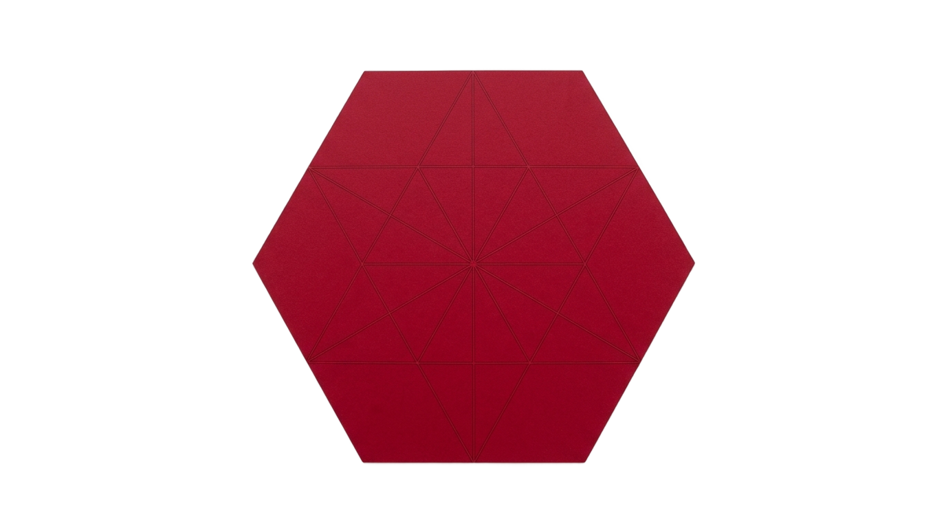 crimson hexagon logo png PNG transparent background