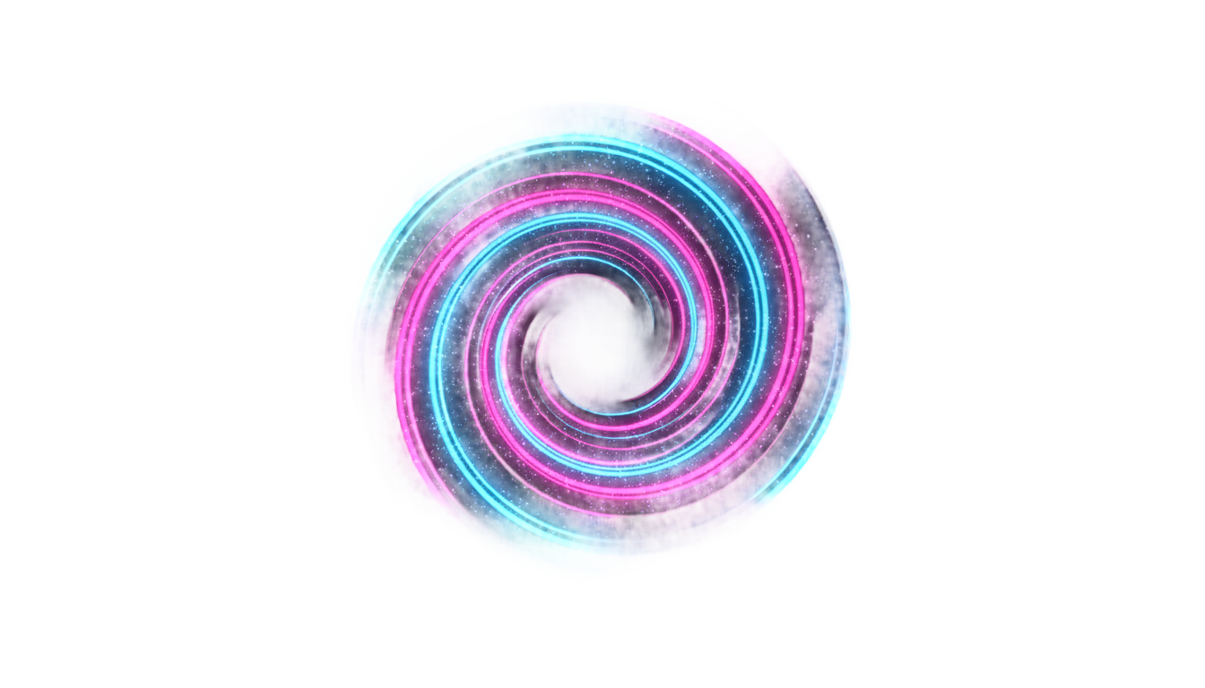 neon spiral effect png download PNG transparent background