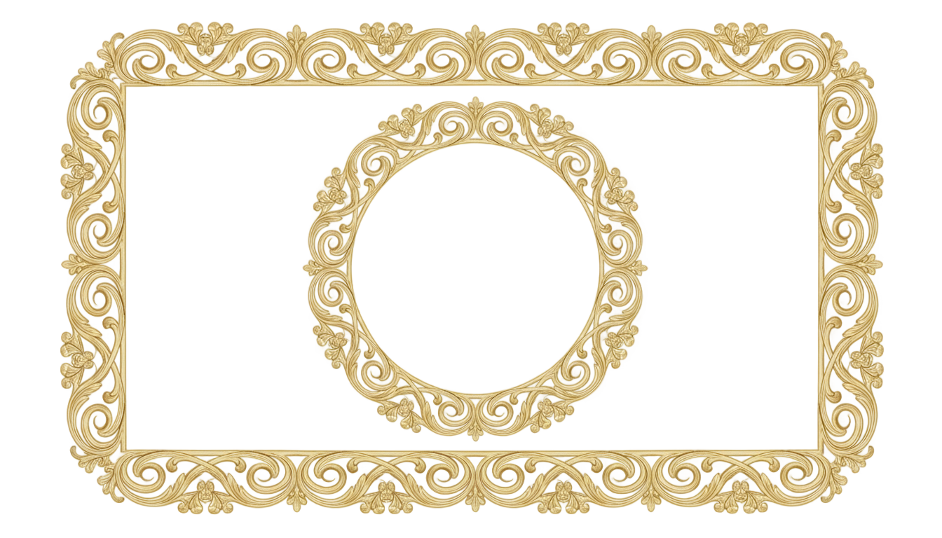 spiral border png PNG transparent background