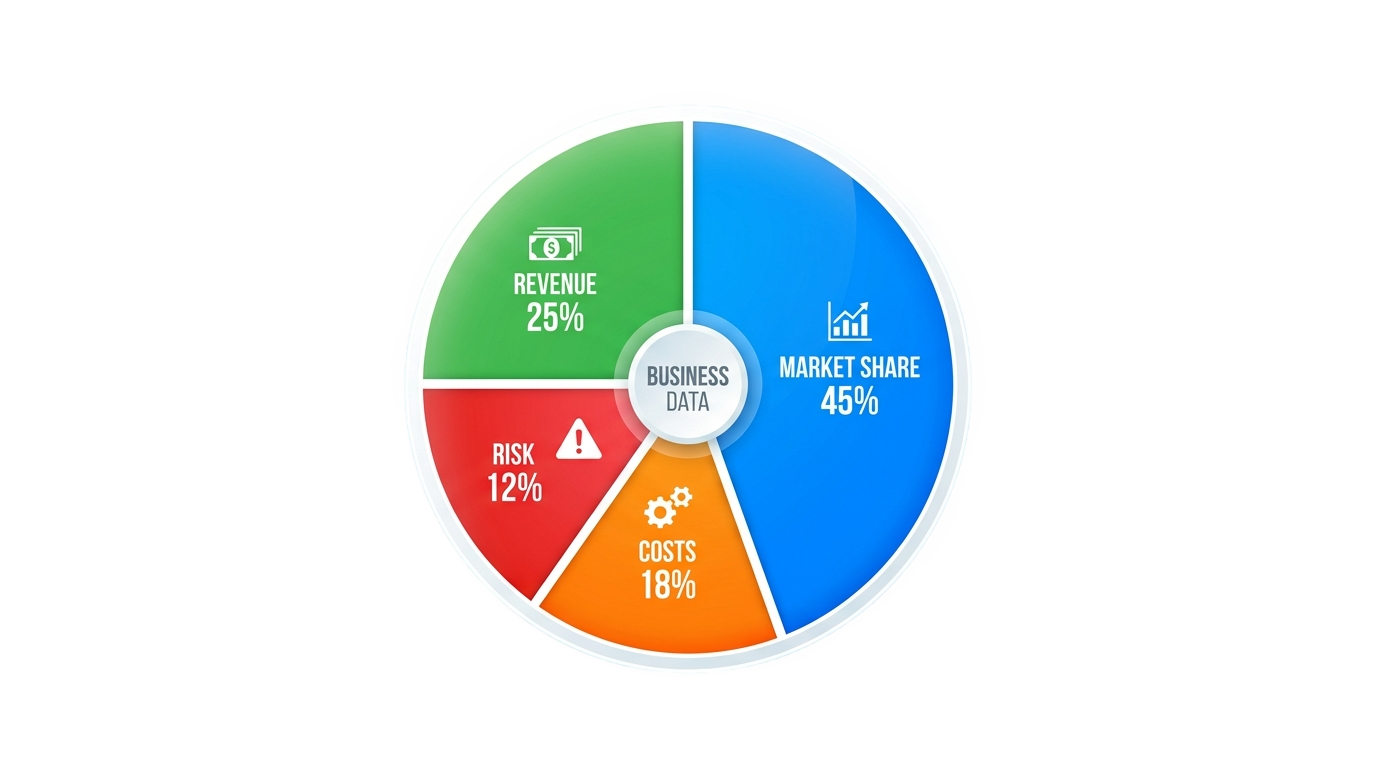 market share icon png PNG transparent background