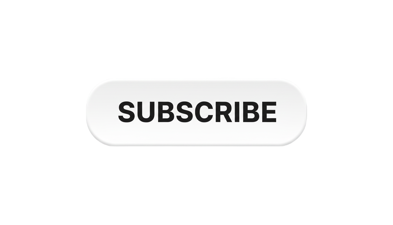 white subscribe button png PNG transparent background