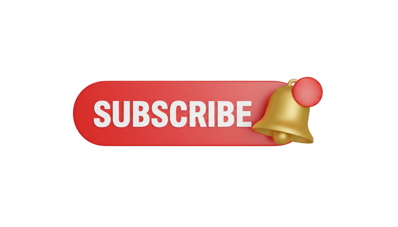 subscribe and notification bell png PNG transparent background